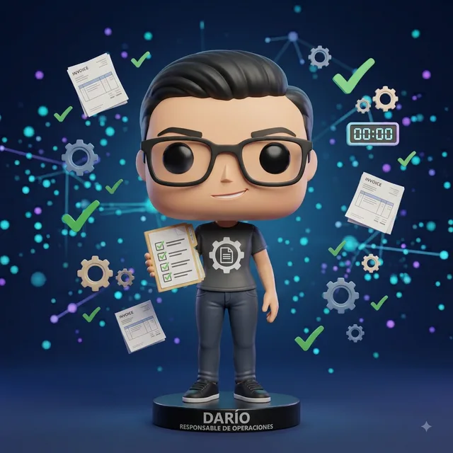 Darío — Operacions i paperassa